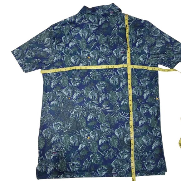 RSVLTS Jurassic Park All Day Golf Polo Men Size Large Clever Girl Aloha Dinosaur - Picture 8 of 16